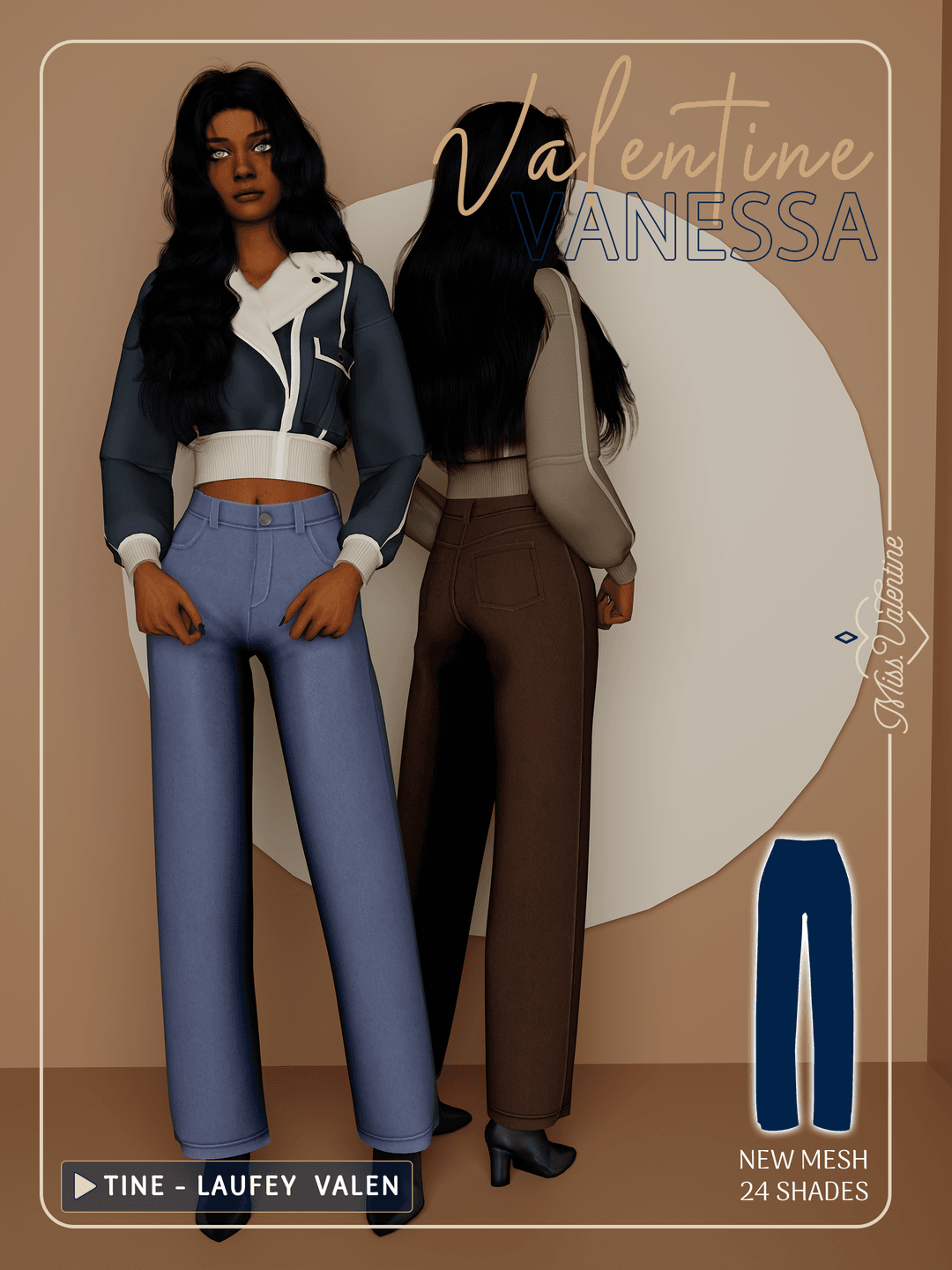 Скриншот мода Джинсы Vanessa Pants